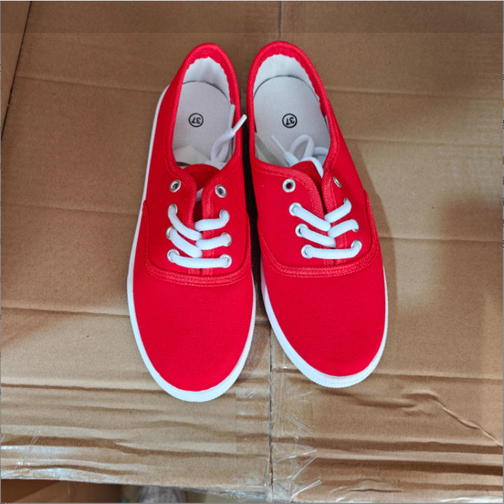 Women's Running Training Solid White Shoes