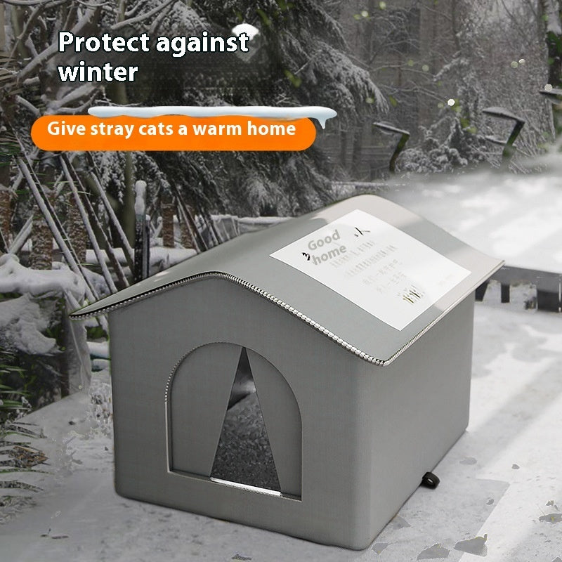 Winter Warm und Wasserdicht Liebe Streunende Katze Nest