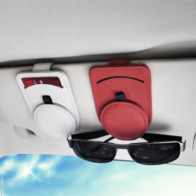 Auto Brillenhalter Universeller Sonnenblenden Brillenclip Sonnenbrillenetui Kartenhalter Auto Innenausstattung Zubehör