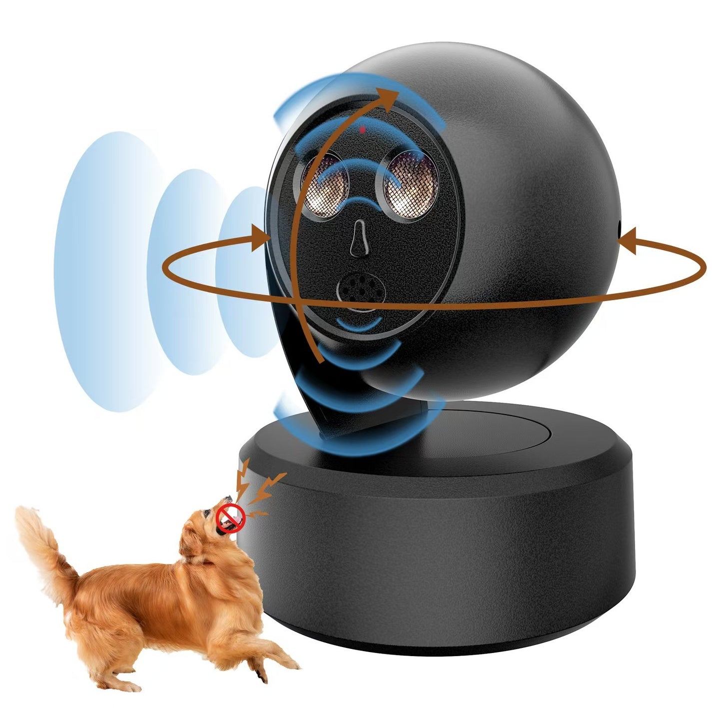 Nuevos productos transfronterizos para mascotas, entrenador ultrasónico automático para perros al aire libre, dispositivo antiladridos inteligente para perros, prevención de ladridos.