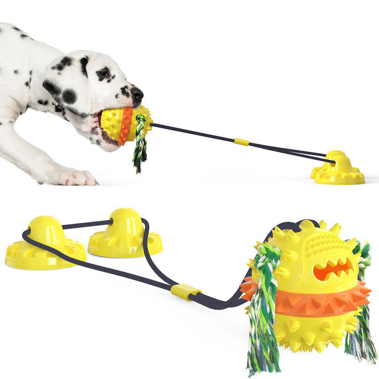 Powerful Sucker Dog Toy and si