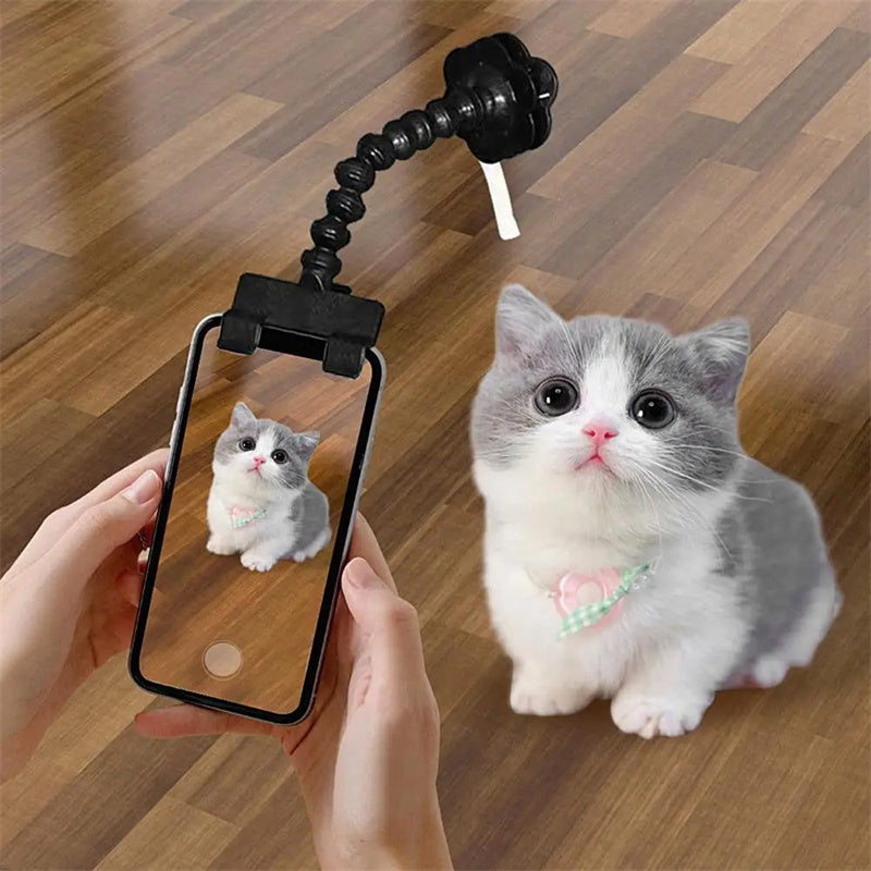 Haustierfotografie-Werkzeug Katze Hund und Hundebetrachtungslinse Teddy Kamera Spielzeug Handy Kamera Halter Selfie Clip Zubehör Haustierprodukte