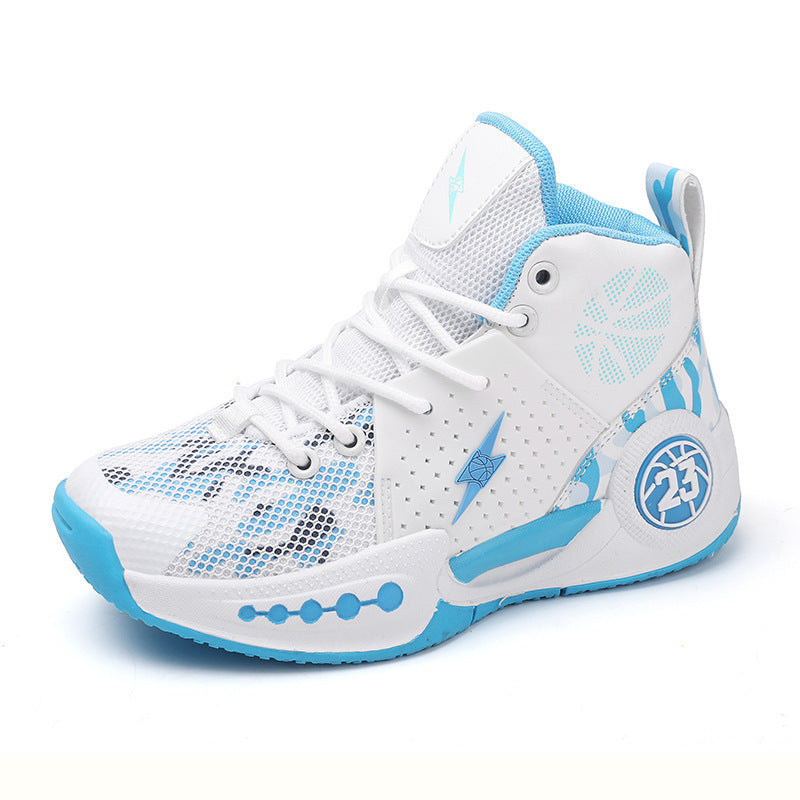 Kinder Mesh Rutschfeste Abriebfeste Lauf Basketballschuhe
