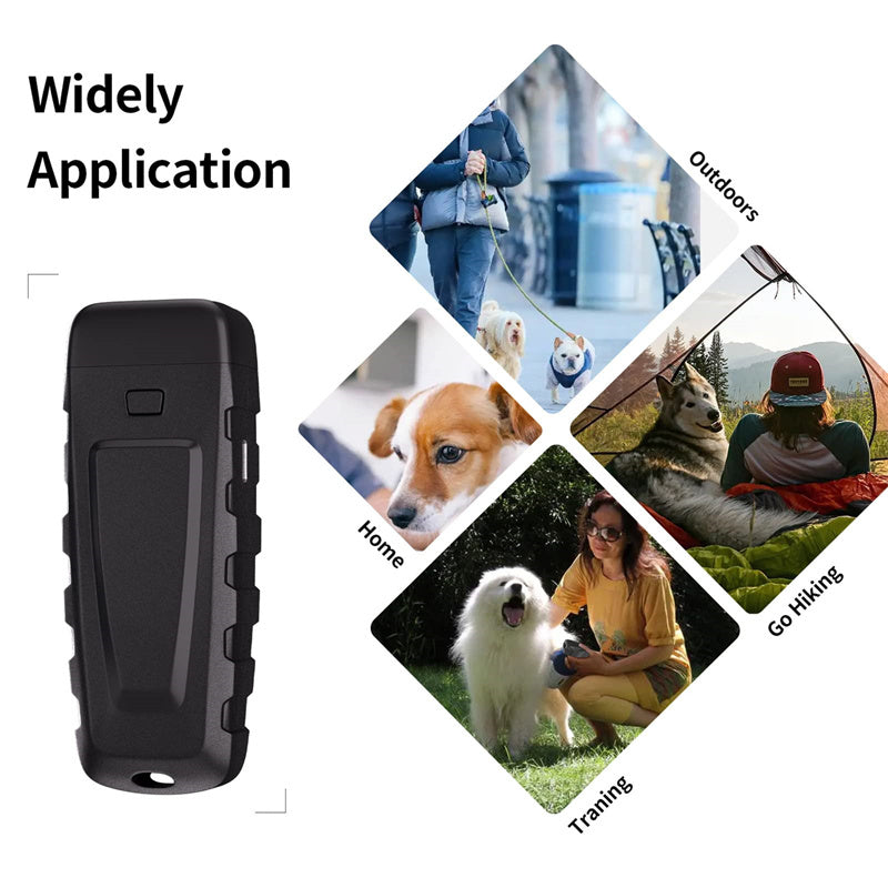 Ultraschall-Hundetrainings-Bellen-Stopp-Handgerät, Hundebellen-Abschreckgerät Haustierprodukte
