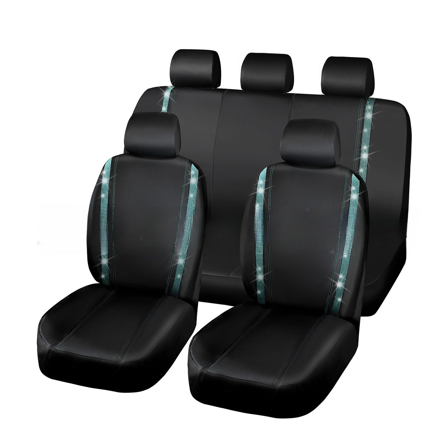 Auto Diamant Stereo Strass Rutschfeste Universelle PVC Wasserdichte Sitzbezug