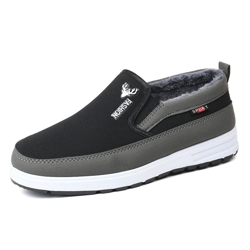 Men's Casual Autumn And Winter New Cotton-padded Shoes Withv