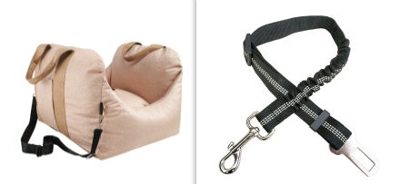 Haustier Hund Auto Trägersitz Wasserdicht Korb Tragbarer Autositz Sicherheit Reisen Netz Hängende Taschen Atmungsaktive Betten & Sofas