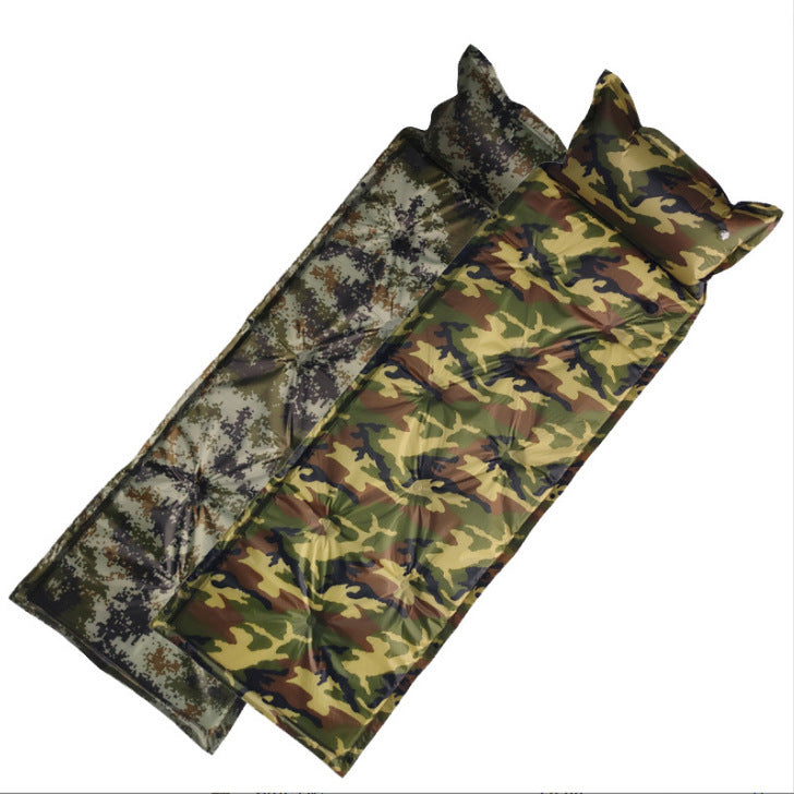 Camo Automatisches Aufblasbares Kissen Mit Kopfstütze Für Outdoor-Camping Camping Damp