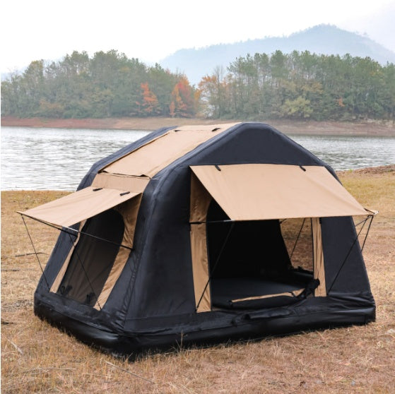 Faltbares 2-3 Personen Amphibisches Aufblasbares Auto-Dachzelt Für Camping Outdoor Glamping Campingzelt Für SUV,Truck