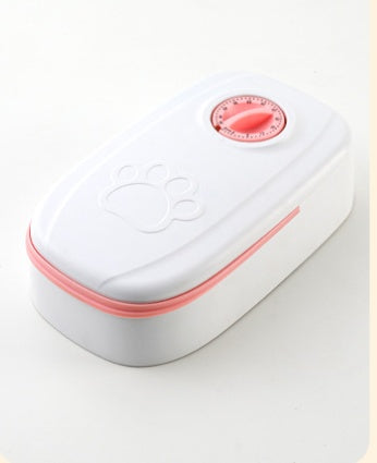 Automatischer Futterspender für Haustiere, intelligenter Futterautomat für Katzen und Hunde, Timer, Edelstahlschüssel, automatisches Füttern von Hunden und Katzen, Haustierbedarf