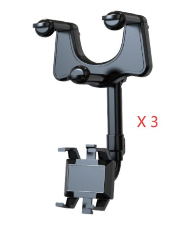 Rückspiegel Telefonhalter für Auto drehbar und ausziehbar Multifunktionaler 360 Rückspiegel Telefonhalter geeignet für alle Mobiltelefone und alle Autos