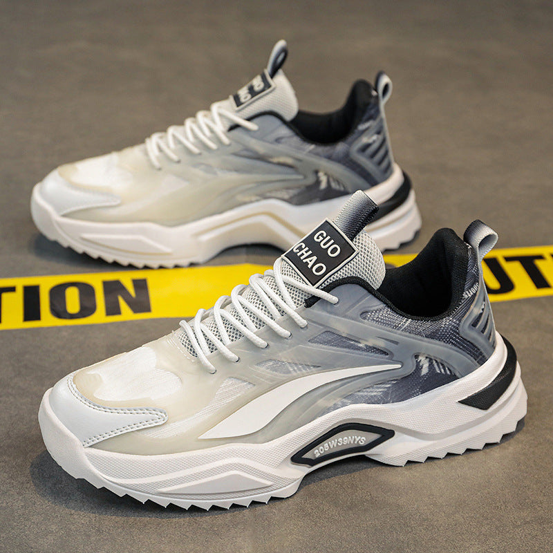 Schnürsenkel Dad Schuhe Mode Dicksohlige Sportschuhe Lässige Atmungsaktive Sneakers Für Männer