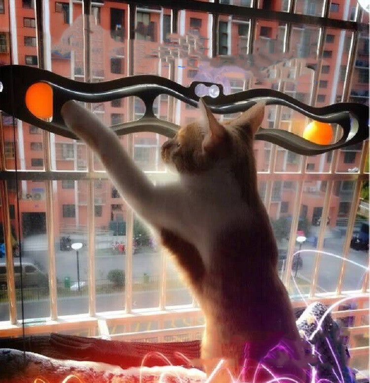 Fensterbank Haustier Spielzeug Katze Bahn Ball Haustier Produkte
