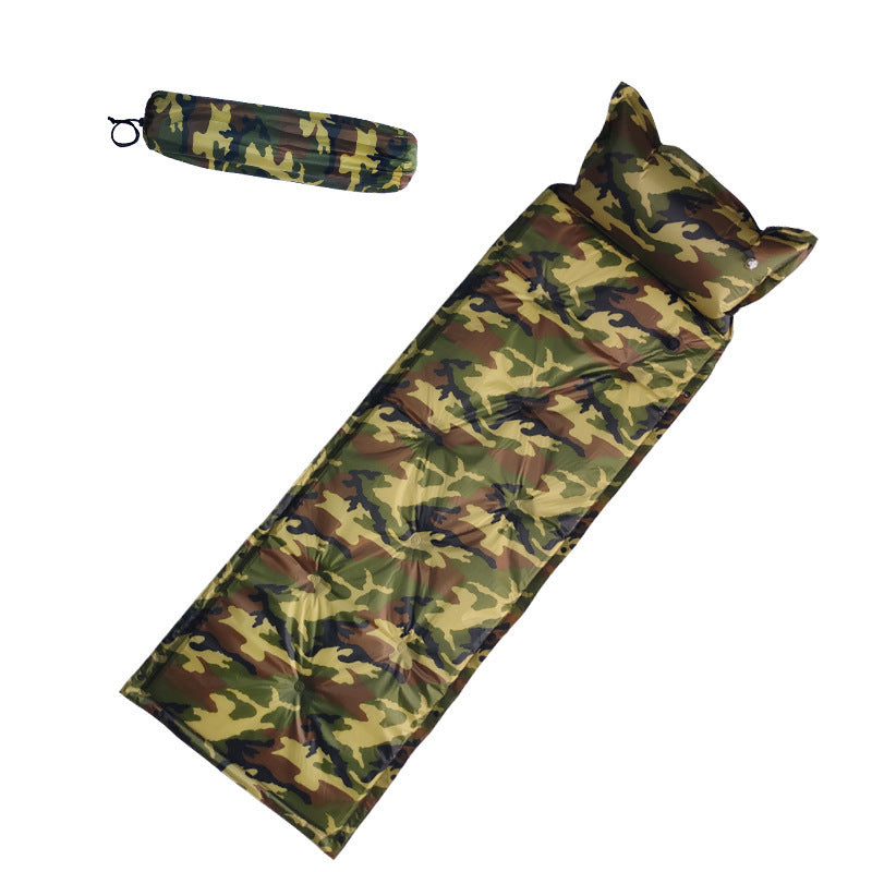 Camo Automatisches Aufblasbares Kissen Mit Kopfstütze Für Outdoor-Camping Camping Damp