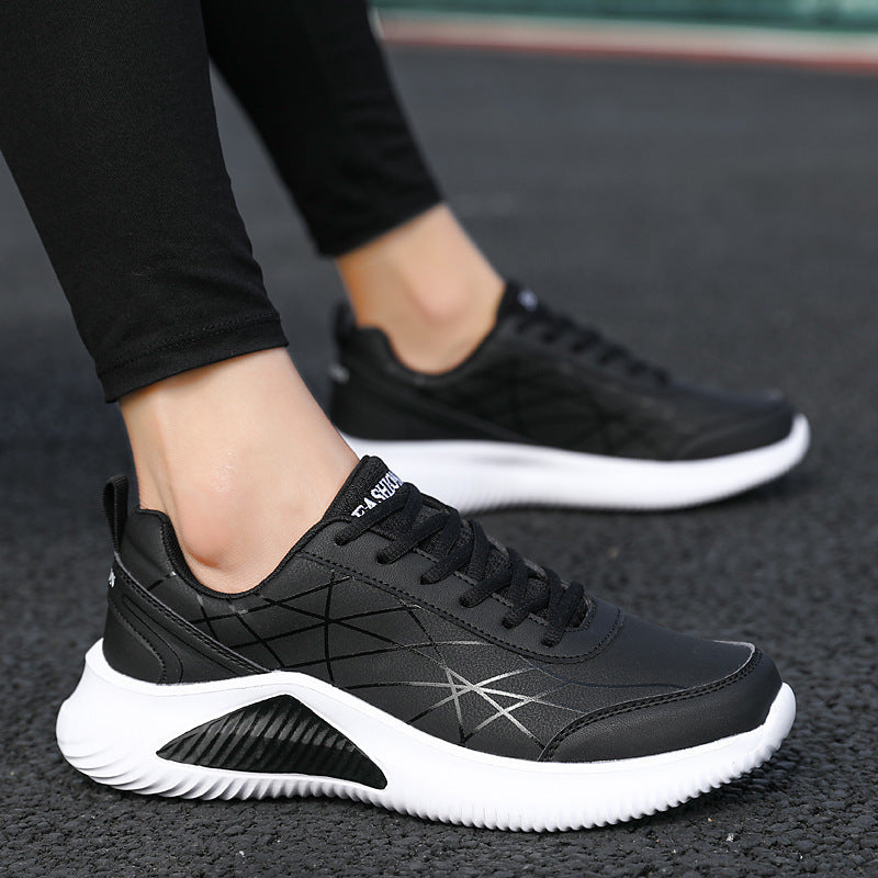 Lässige Leder Sportliche Lässige Lauf Daddy Schuhe