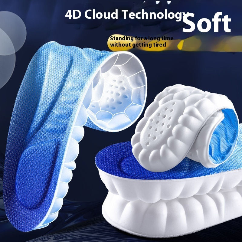 4D Shock Absorption Sports Comfortable Lightweight Insole