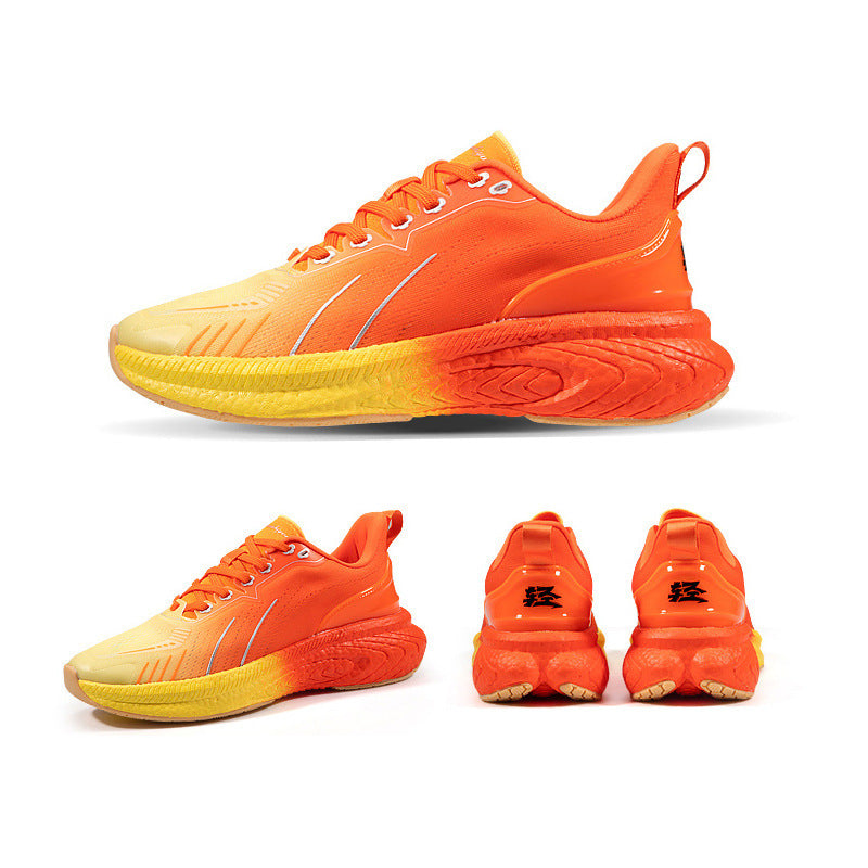 Popcorn Dicksohlige Leichte Fliegende Gewebte Laufschuhe
