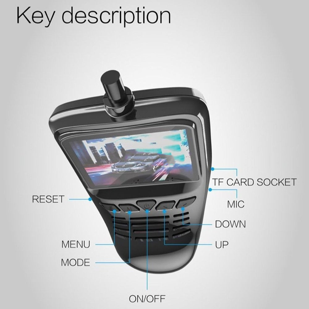 Kleine Eye Dash Cam Auto DVR Rekorder Kamera mit Wifi Full HD