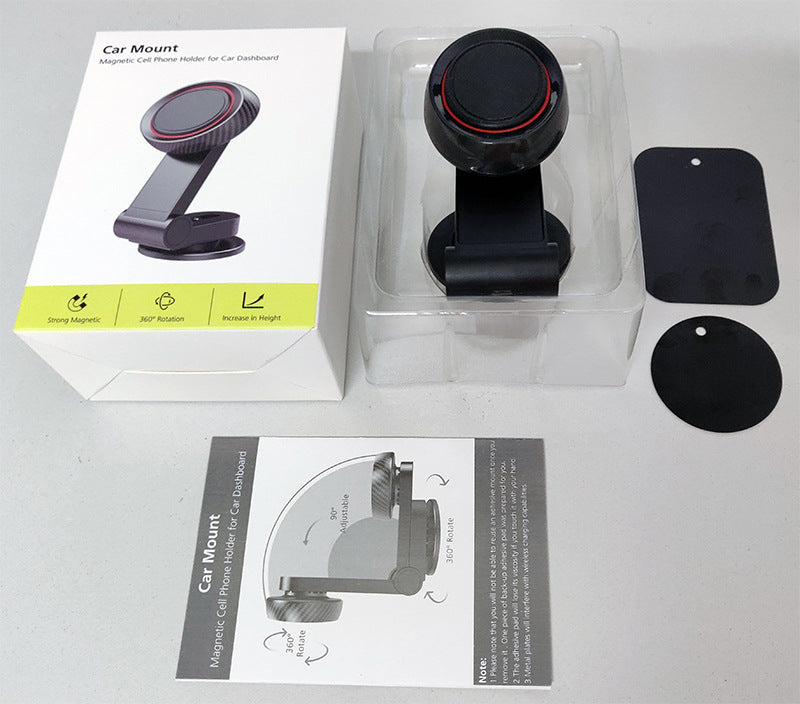 360-Grad drehbarer Desktop faltbarer magnetischer Auto-Navigation Mobiltelefonhalter Auto Armaturenbrett Stützrahmen Autozubehör