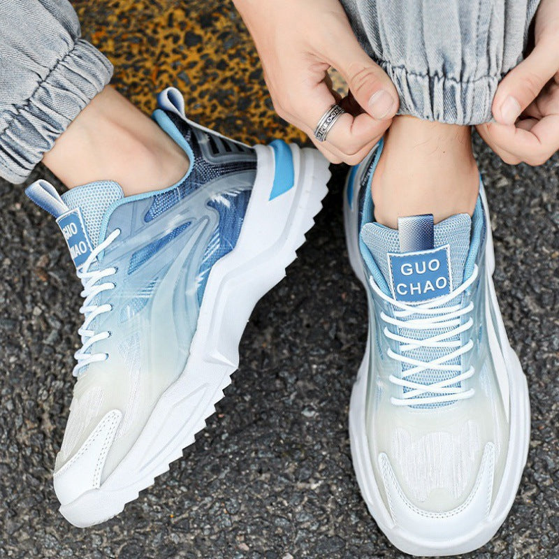 Schnürsenkel Dad Schuhe Mode Dicksohlige Sportschuhe Lässige Atmungsaktive Sneakers Für Männer