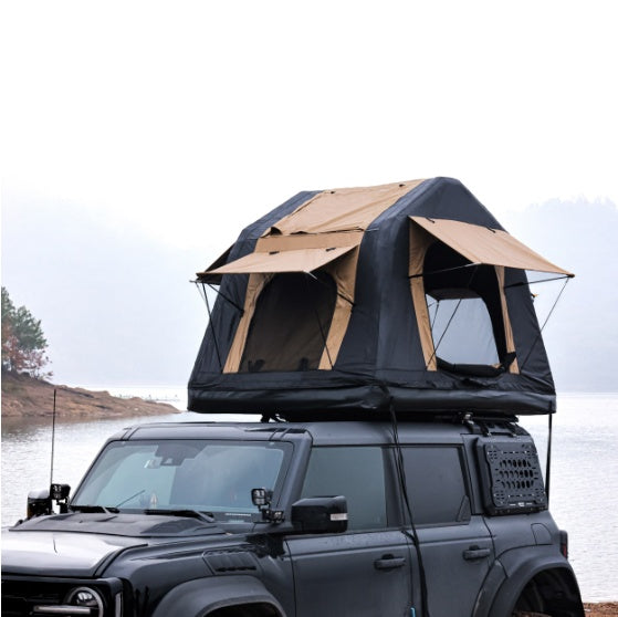 Faltbares 2-3 Personen Amphibisches Aufblasbares Auto-Dachzelt Für Camping Outdoor Glamping Campingzelt Für SUV,Truck