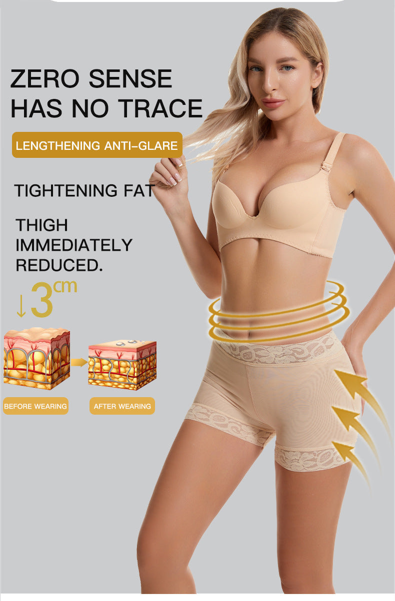 Body Shaping Boxer Belly Contracting Pant Belt Pad