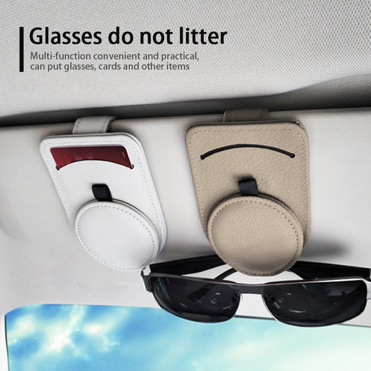 Auto Brillenhalter Universeller Sonnenblenden Brillenclip Sonnenbrillenetui Kartenhalter Auto Innenausstattung Zubehör