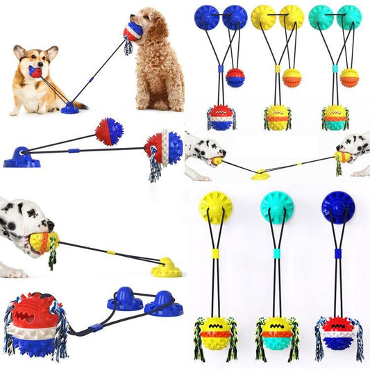 Powerful Sucker Dog Toy and si