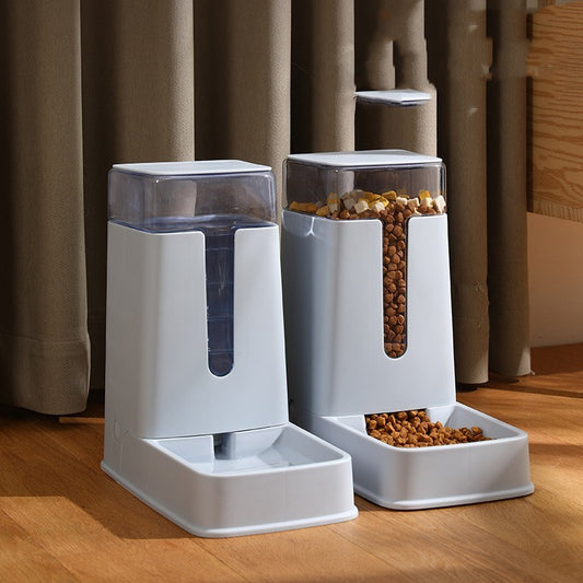 Haustier Doppelnapf Automatischer Futter- und Wasserspender