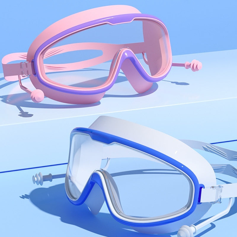 Schwimmbrille Große Rahmen Wasserdicht Anti-Beschlag Schwimmbrille
