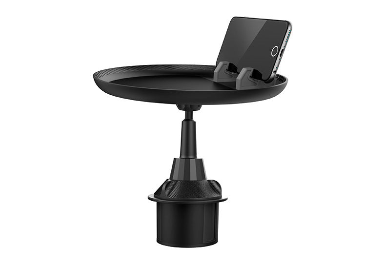 Verstellbarer Auto-Becherhalter Getränke Kaffee Flasche Organizer Zubehör Lebensmitteltablett Automobile Tisch für Burger Pommes Frites