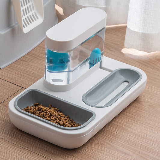 4 Stil Haustier Katze Schüssel Hund für Katzen Futter Schalen Kätzchen Automatischer Trinkbrunnen 1,5L Kapazität Welpen Futterspender Produkte