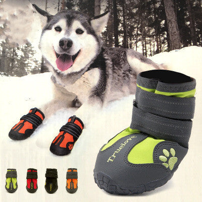 Große Hundeschuhe rutschfeste Tragbare Hundeschuhe Haustierschuhe