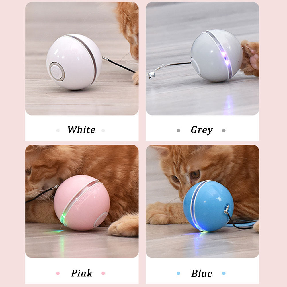 كرة قطط مضحكة ليزر LED ملونة
