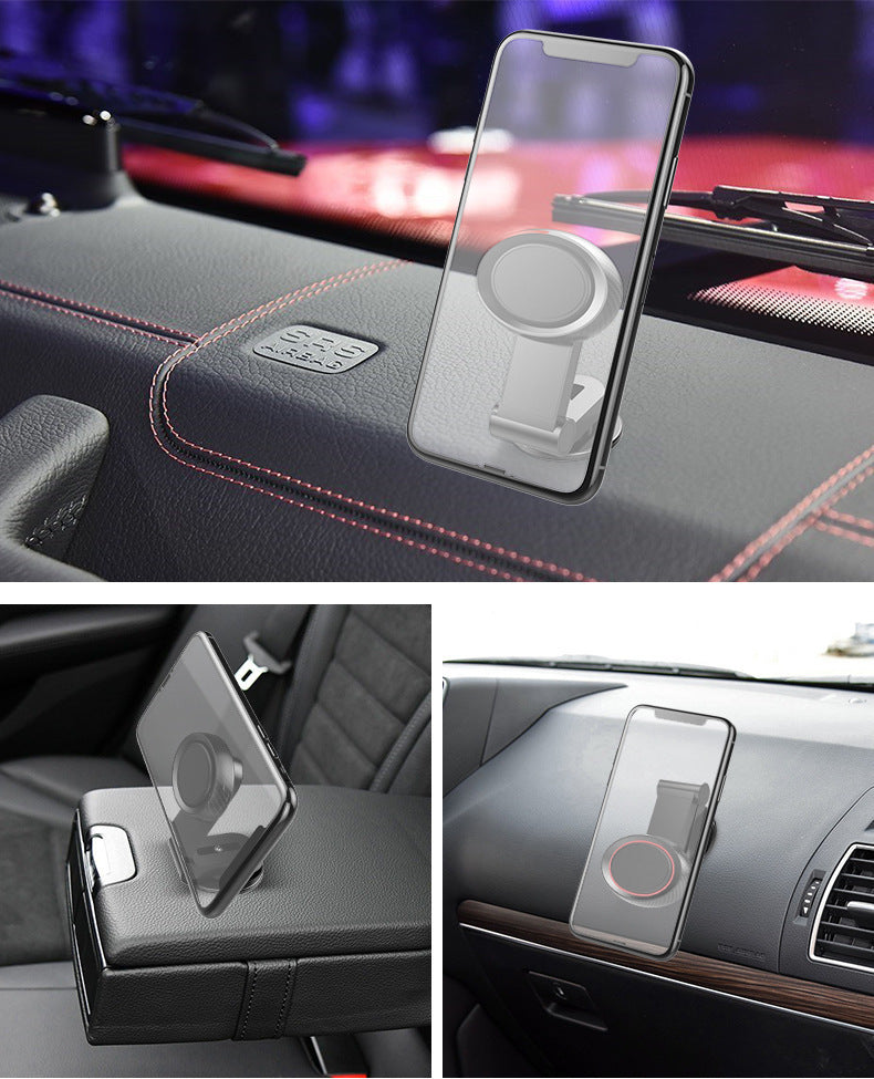 360-Grad drehbarer Desktop faltbarer magnetischer Auto-Navigation Mobiltelefonhalter Auto Armaturenbrett Stützrahmen Autozubehör