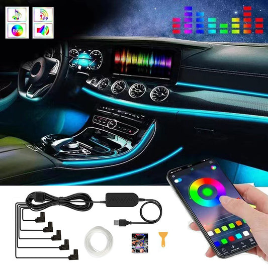 Auto USB Atmosphärenlicht Modifikation Zentrum Steuerinstrumententafel
