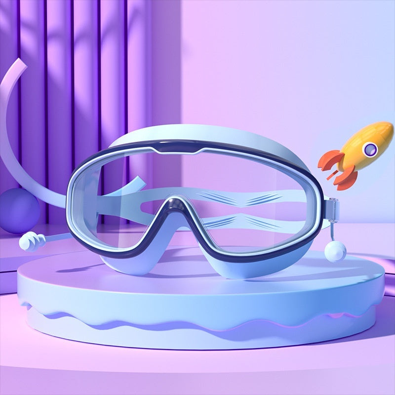 Schwimmbrille Große Rahmen Wasserdicht Anti-Beschlag Schwimmbrille