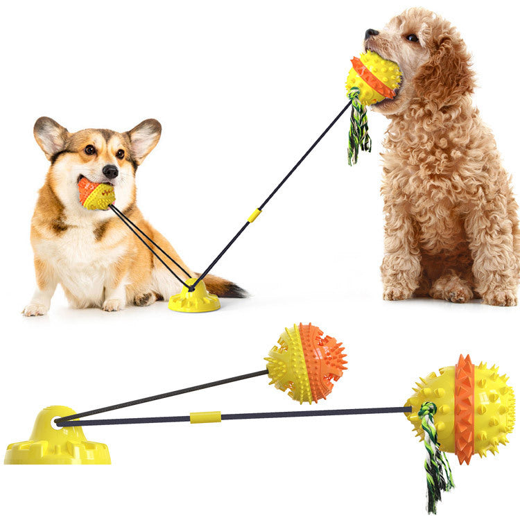 Powerful Sucker Dog Toy and si