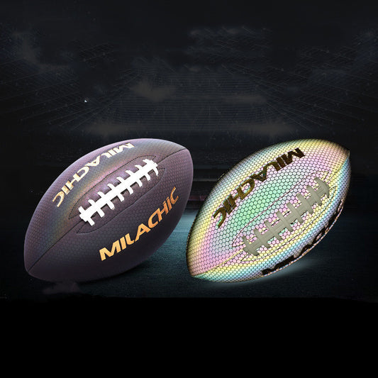 Leuchtendes Rugby Reflektierendes Rugby Rugby Spiel Spezialtraining Rugby