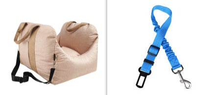 Haustier Hund Auto Trägersitz Wasserdicht Korb Tragbarer Autositz Sicherheit Reisen Netz Hängende Taschen Atmungsaktive Betten & Sofas