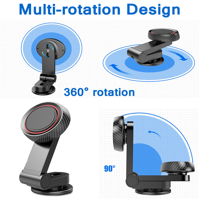 360-Grad drehbarer Desktop faltbarer magnetischer Auto-Navigation Mobiltelefonhalter Auto Armaturenbrett Stützrahmen Autozubehör