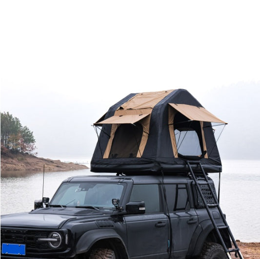 Faltbares 2-3 Personen Amphibisches Aufblasbares Auto-Dachzelt Für Camping Outdoor Glamping Campingzelt Für SUV,Truck