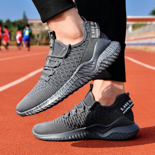 Sommer Fliegende Gewebte Paar Sport Lauf Schuhe