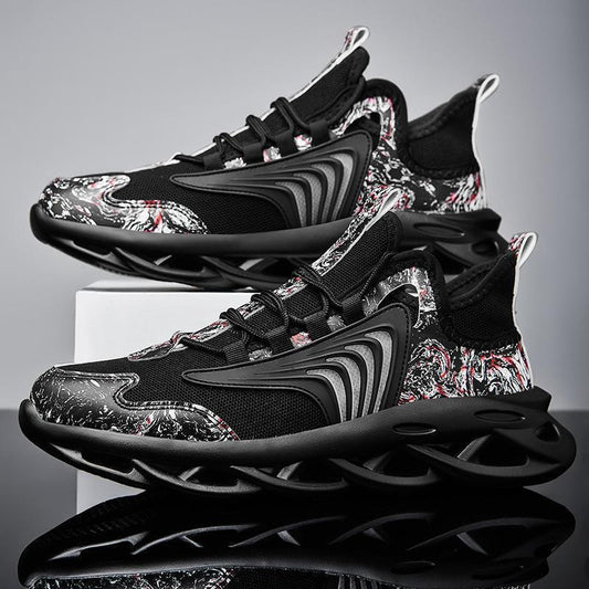 Mesh Freizeit Atmungsaktive Sport Lauf Graffiti Alte Schuhe