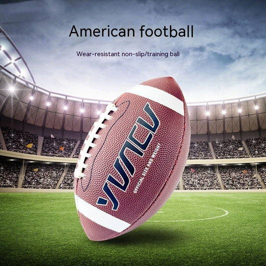 Amerikanisches Rugby mit weißen Kanten