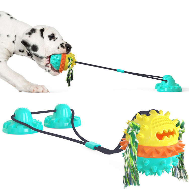 Powerful Sucker Dog Toy and si