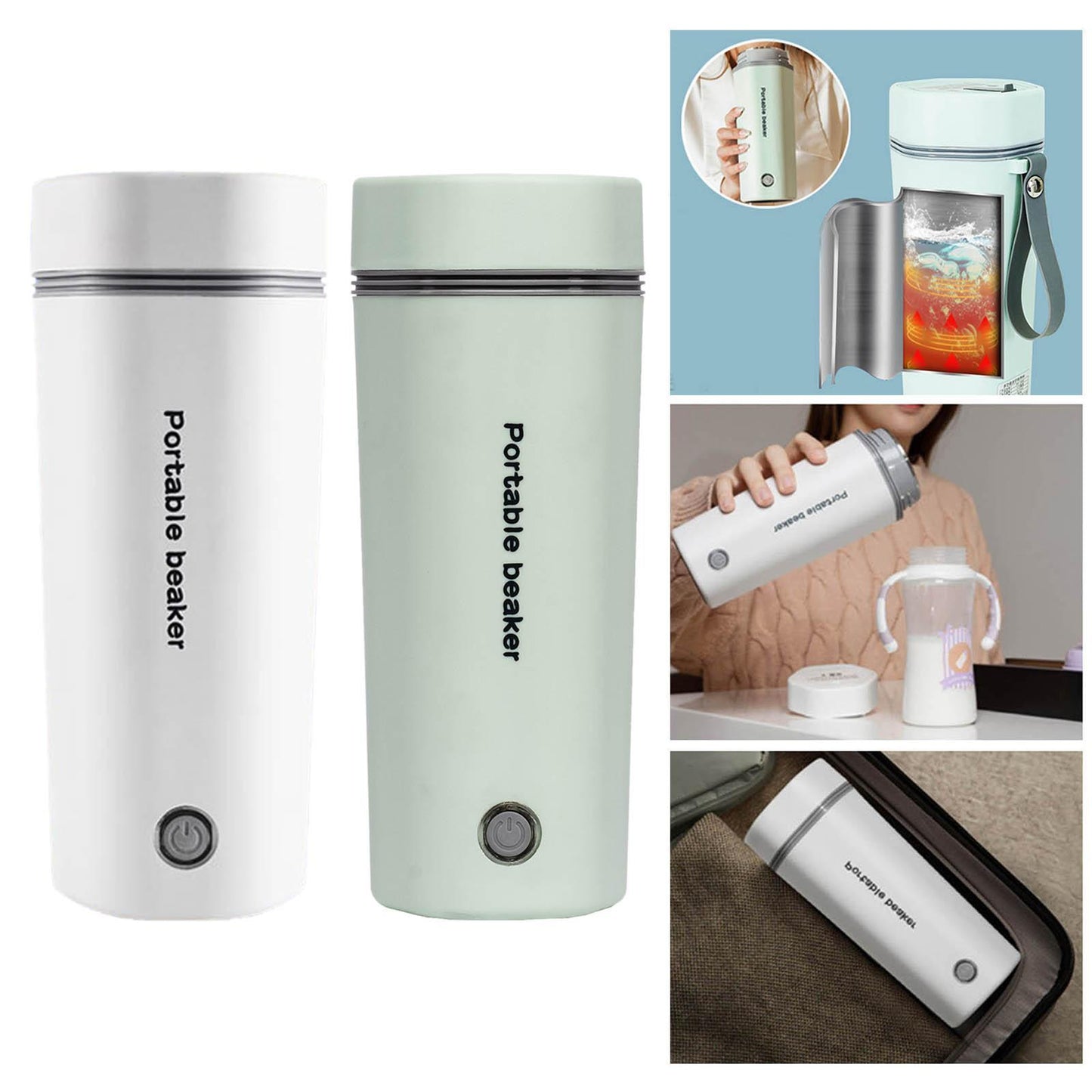 Elektrischer Auto Wasserkocher Becher Schnelles Heizen Heizflasche Für Reisen Kaffee Tee