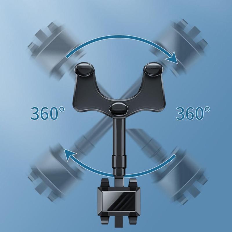 Rückspiegel Telefonhalter für Auto drehbar und ausziehbar Multifunktionaler 360 Rückspiegel Telefonhalter geeignet für alle Mobiltelefone und alle Autos