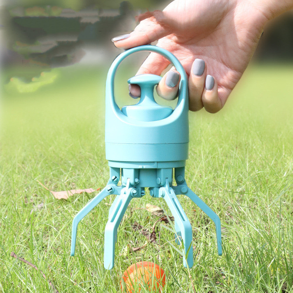 Tragbarer leichter Hundekot-Schaufel mit integriertem Kotbeutelspender, Acht-Klaue-Schaufel für Haustier-Toilettenpicker, Haustierprodukte