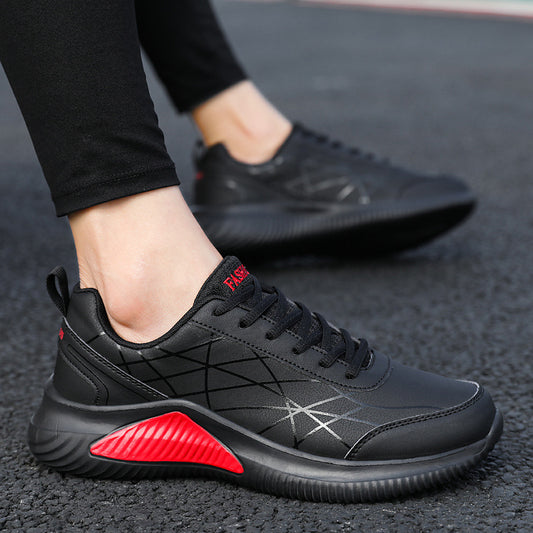 Lässige Leder Sportliche Lässige Lauf Daddy Schuhe